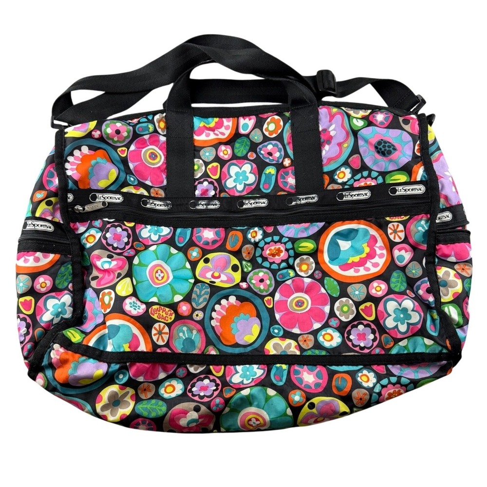 LeSportsac Duffle Women Large Multicolor Classic Large Weekender Floral Boho